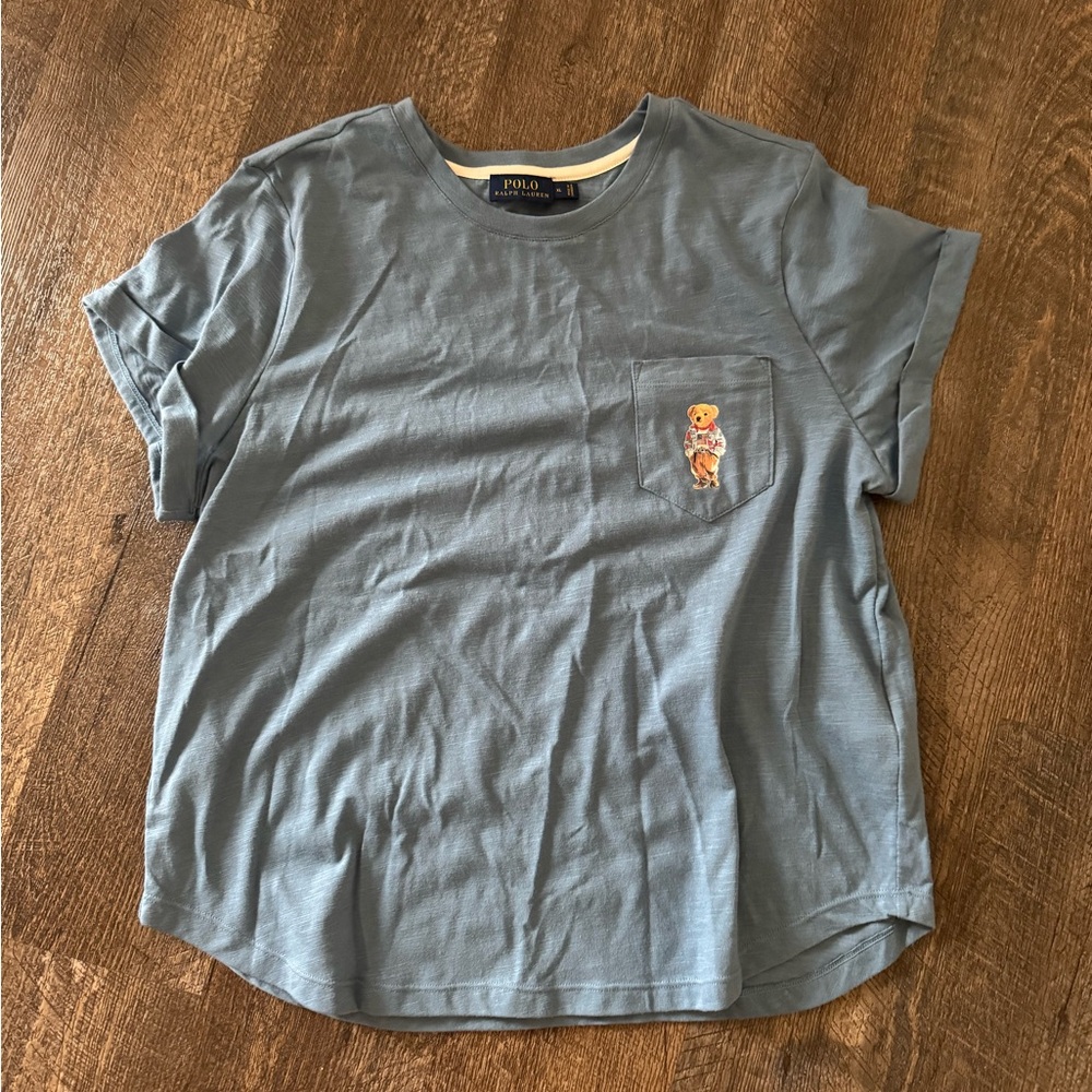 Ralph Lauren Polo Bear Womens Pocket Shirt